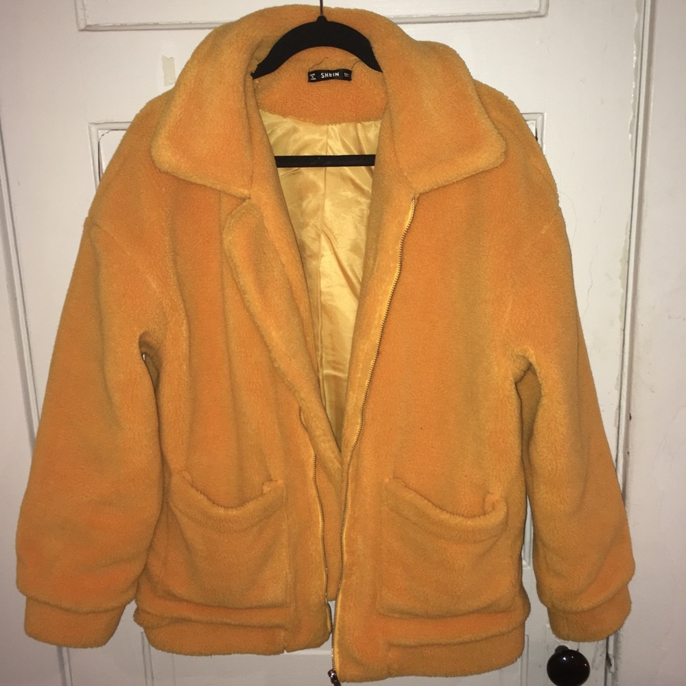 Teddy fuzzy jacket 🐻